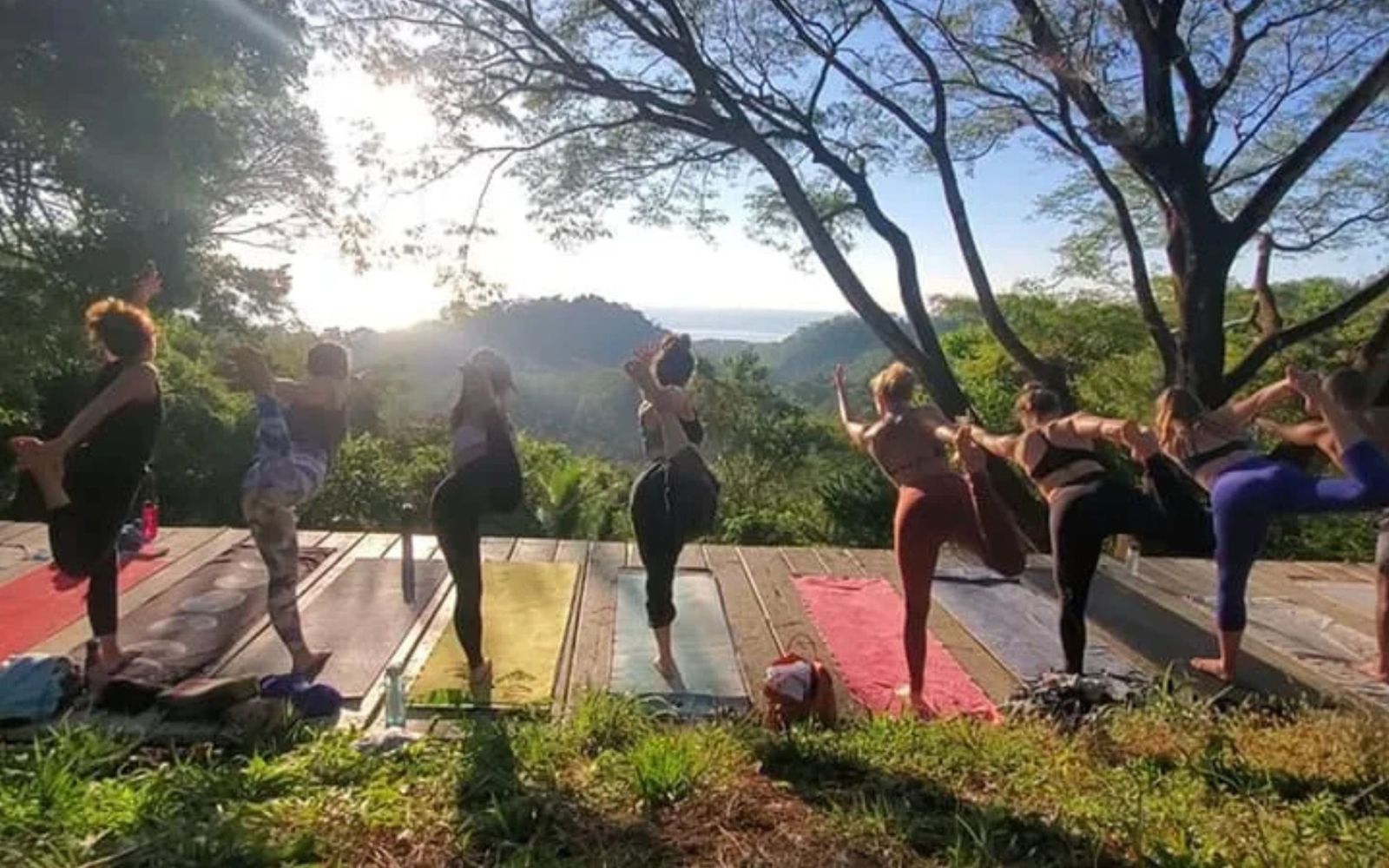 Costa Rica Retreat Center - The Sanctuary - Open-air deck for Yoga Certification