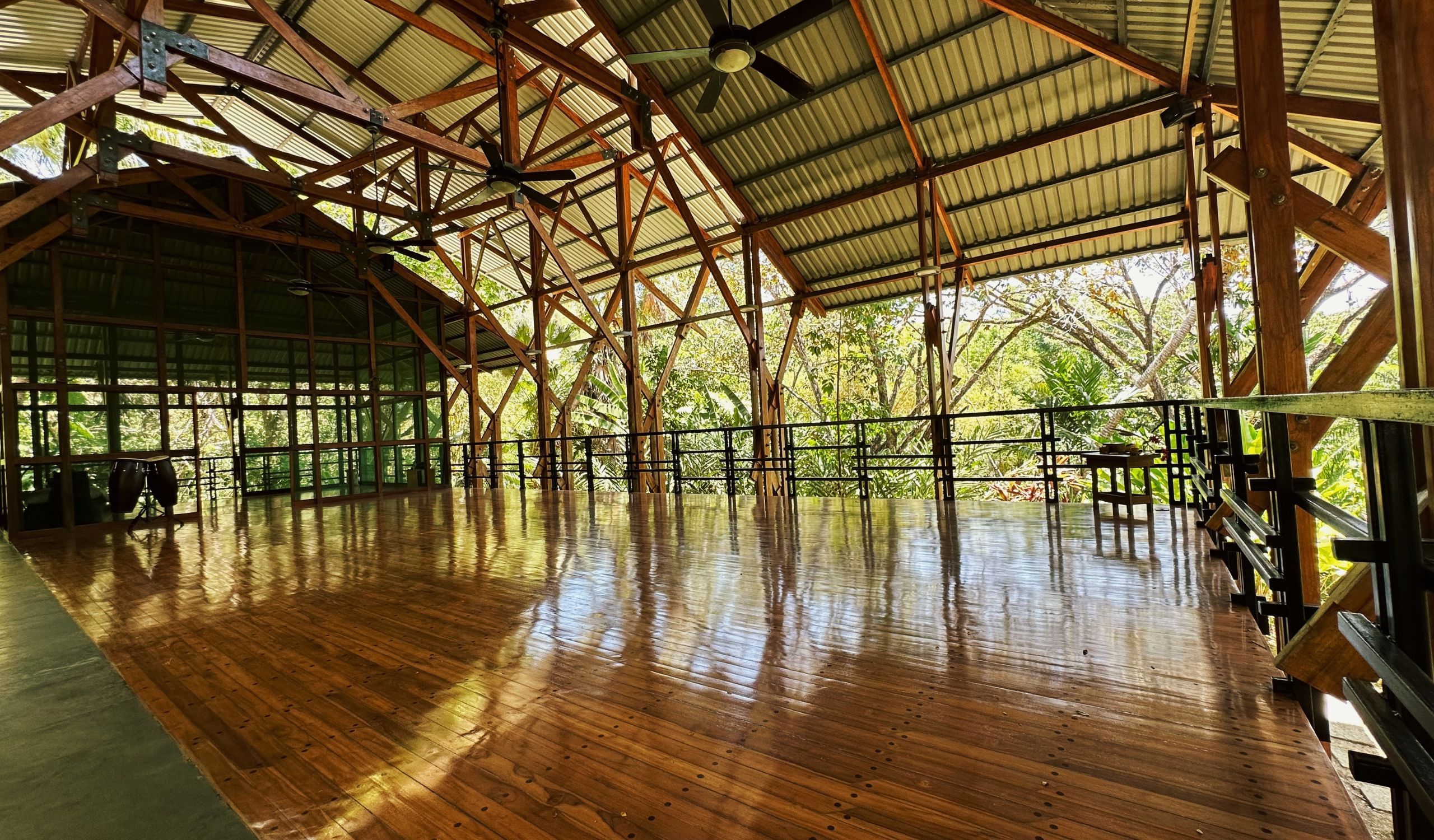 Yoga Shala Interior at The Sanctuary Costa Rica