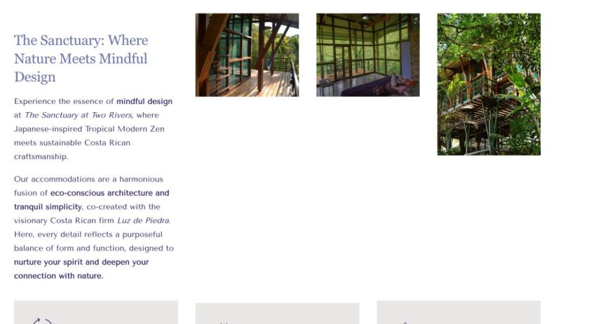 eco retreat centers costa rica -The Sanctuary